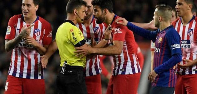 كوستا يغيب عن اتليتكو مدريد بسبب انزلاق غضروفي