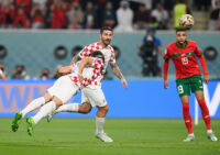 منتخب كرواتيا يتقدم أمام المغرب بثنائية في الشوط الأول